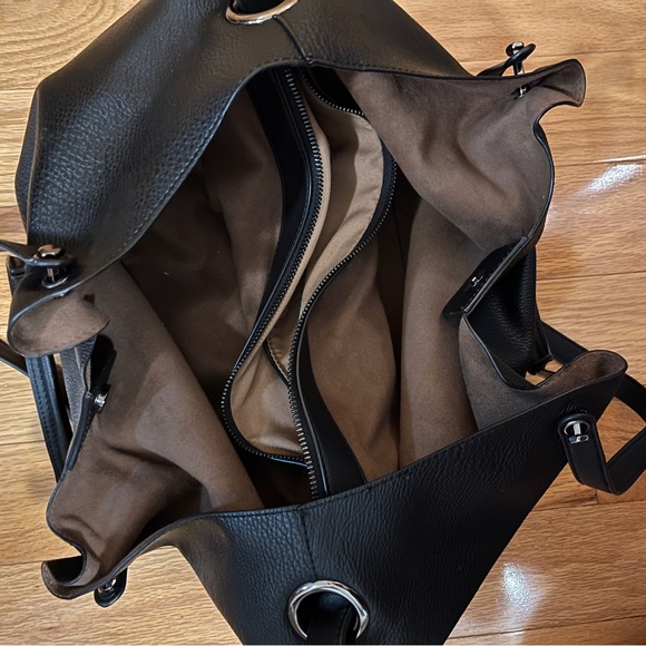 Black work tote/bag/purse - medium size - Picture 4 of 6